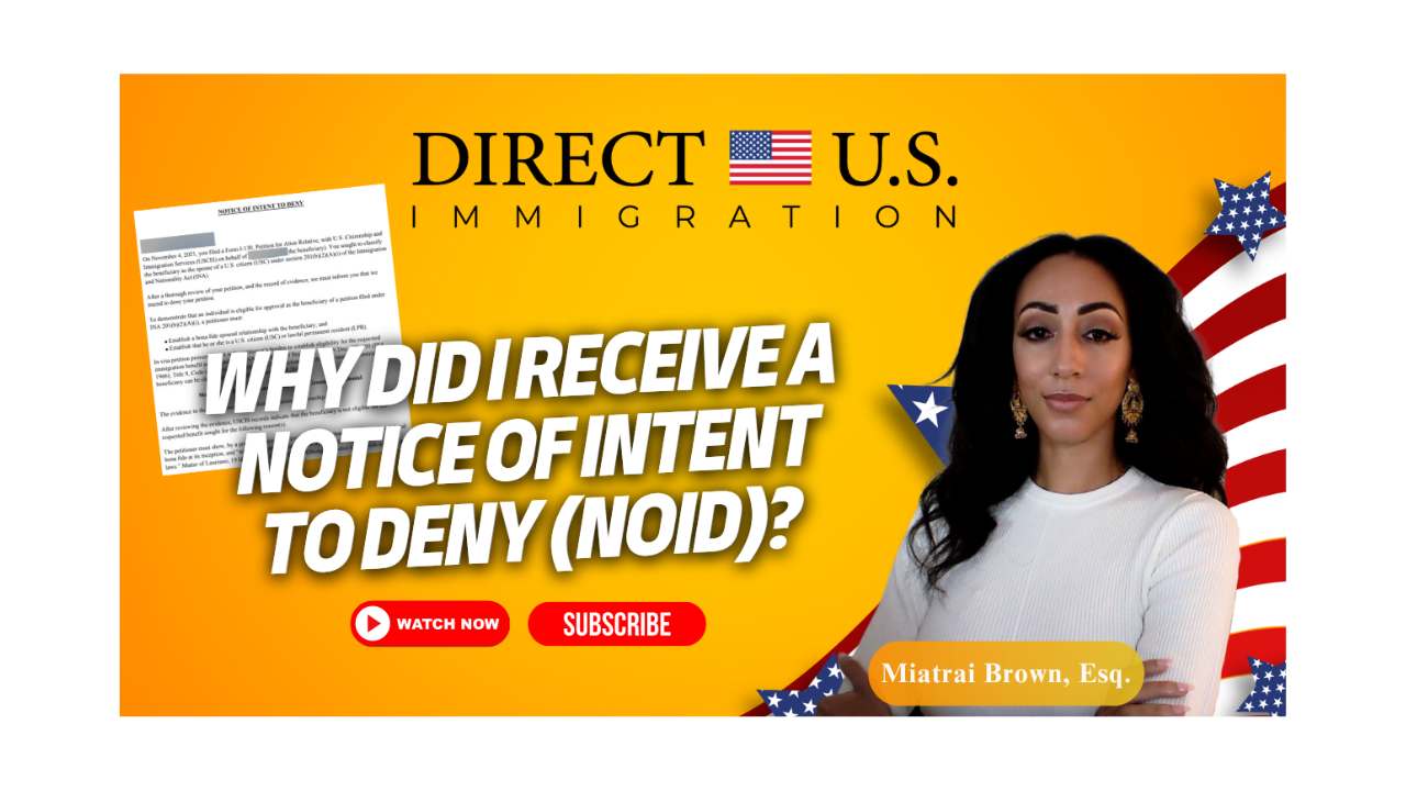 Why Did I Receive a Notice of Intent to Deny?